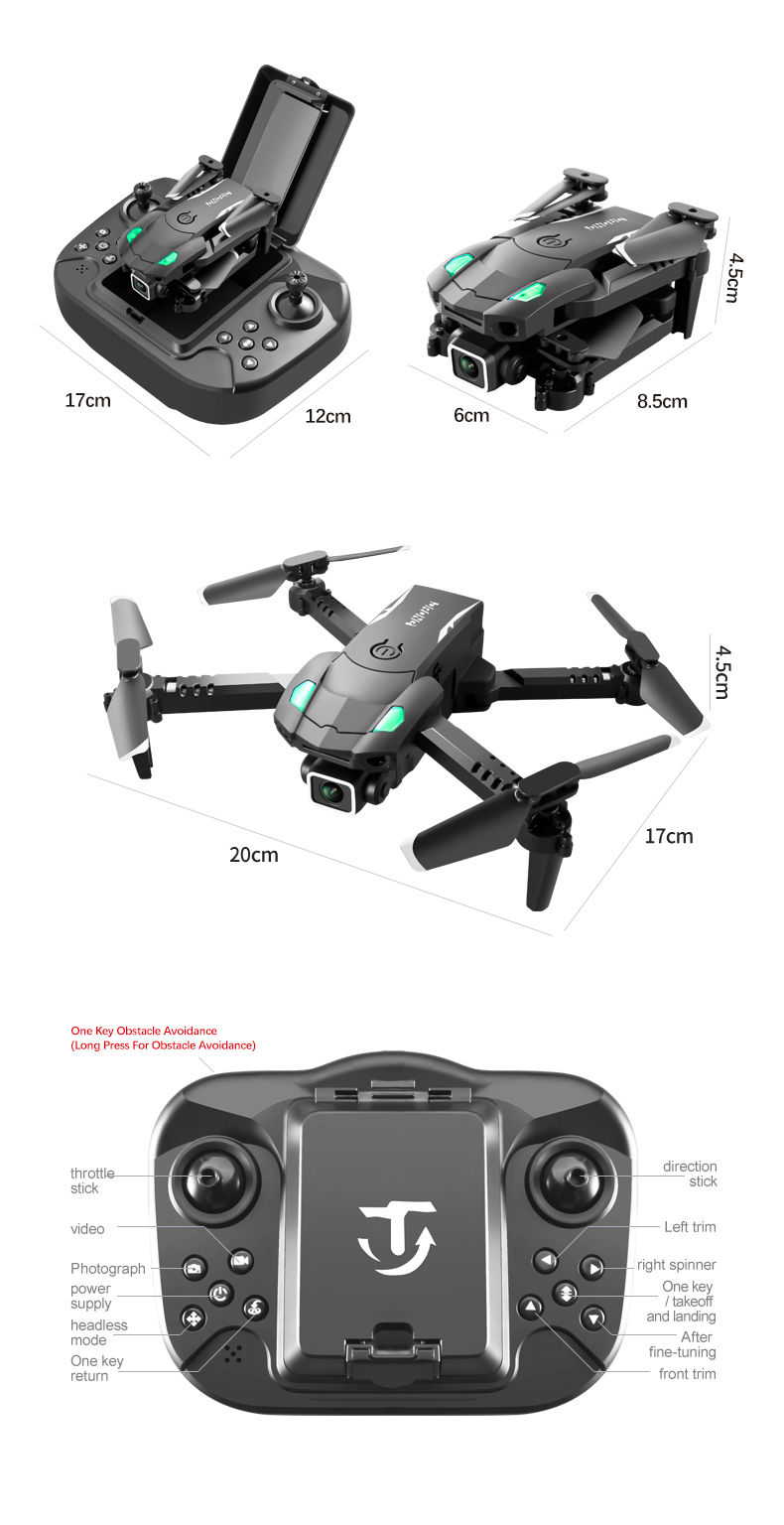 S128-Mini-WIFI-FPV-mit-4K-HD-Dual-Kamera-dreiseitige-Hindernisvermeidung-Houmlhenhaltung-Kopflosmodu-1978266-18